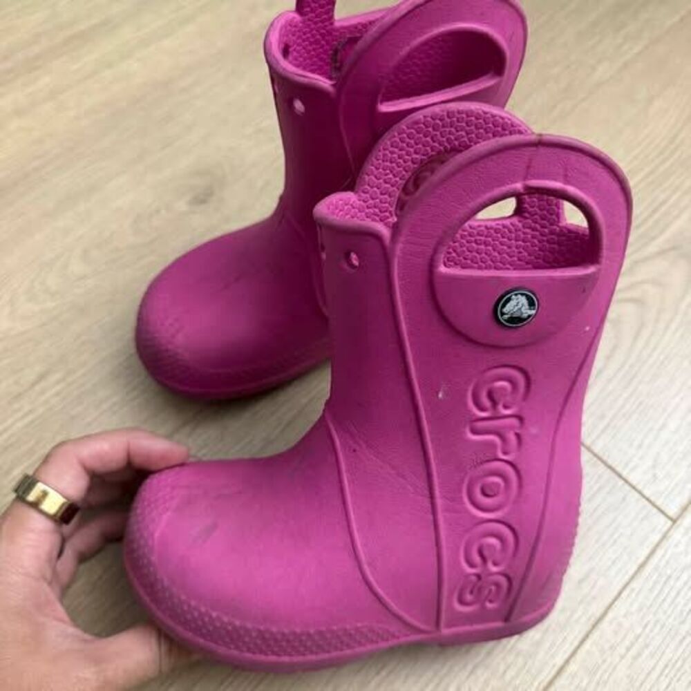 Crocs Kids' Handle It Rain Boots Size C8